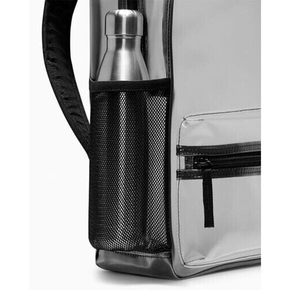 Converse Clear Medium Size Transparent Black Backpack Lightweight Work School - Picture 3 of 14